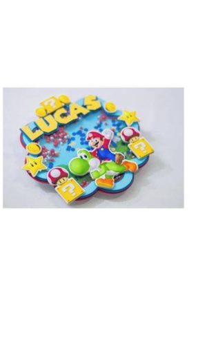 Arquivo de corte topo de bolo shaker Super Mario