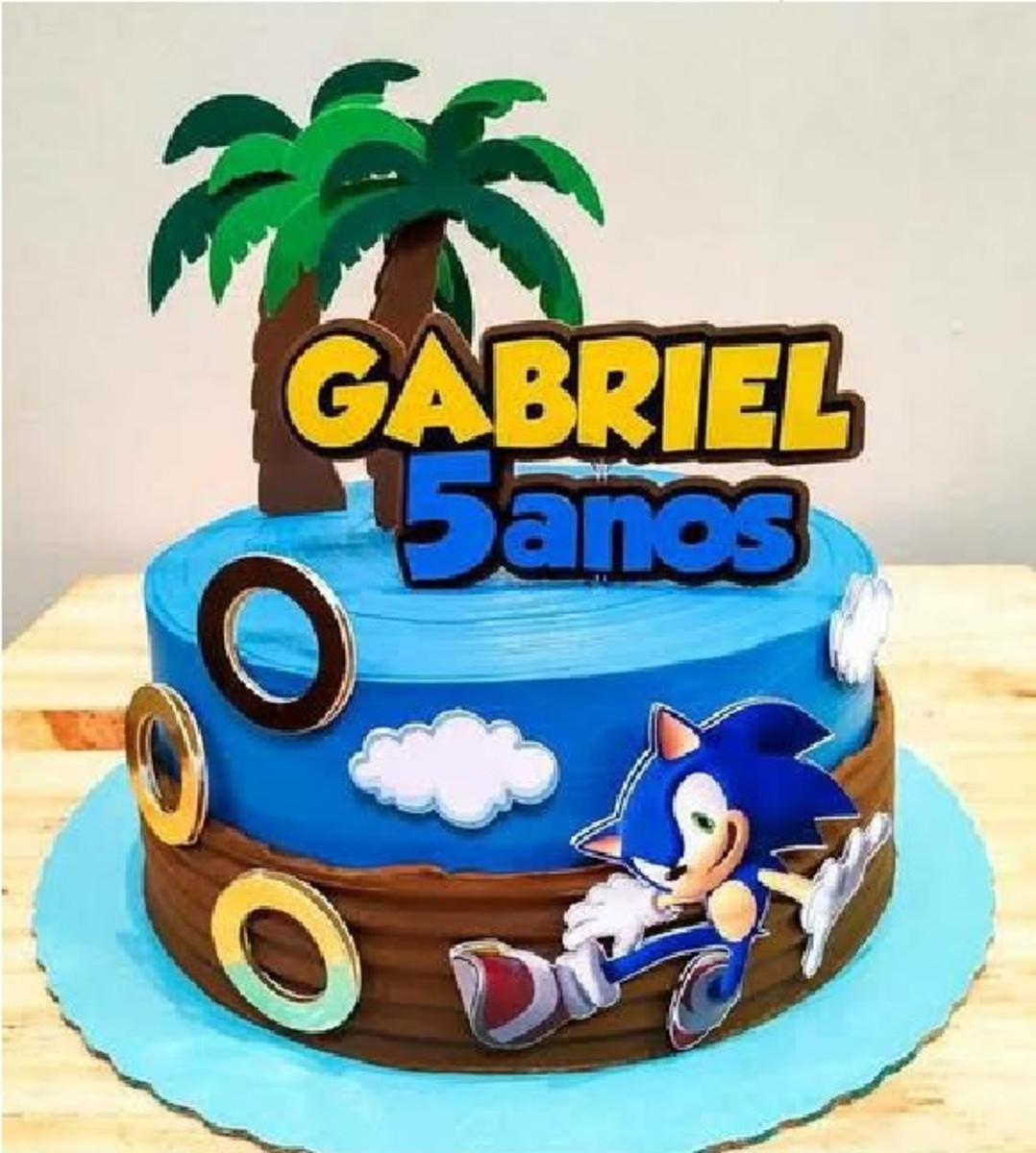 Arquivo de Corte topo de bolo Sonic 05 - Studio e PDF - Imagem 2