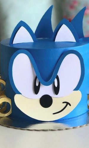 Arquivo De Corte - Topo De Bolo (sonic) 4