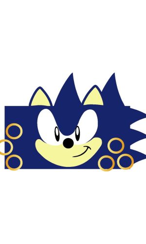 Arquivo de Corte Topo de Bolo Sonic Camadas