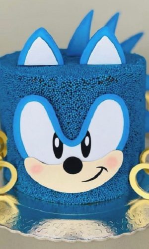 Arquivo de Corte Topo de Bolo Sonic Csv414