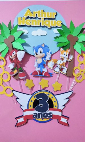 Arquivo de Corte Topo de Bolo Sonic Studio 002