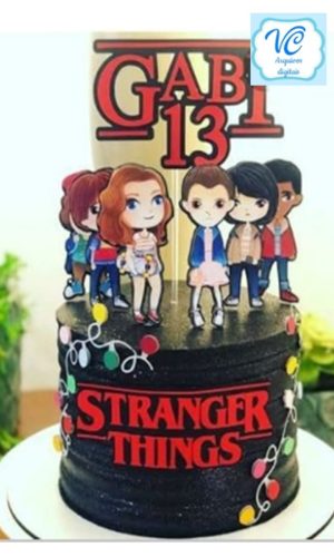 Arquivo de Corte Topo de Bolo Stranger Things