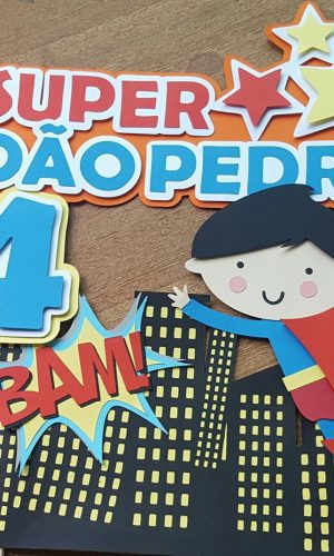 Arquivo de Corte - Topo de Bolo (Super Homem) 2