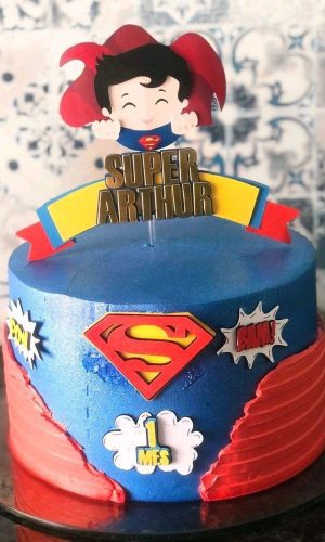 Arquivo de corte Topo de Bolo Super Homem Superman Baby - St