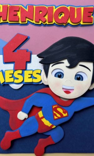 Arquivo de Corte Topo de Bolo Super Homem Superman Baby