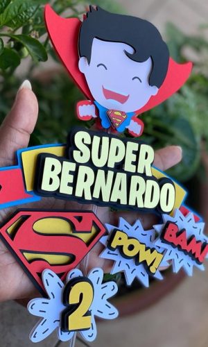 Arquivo de Corte Topo de Bolo Super Man