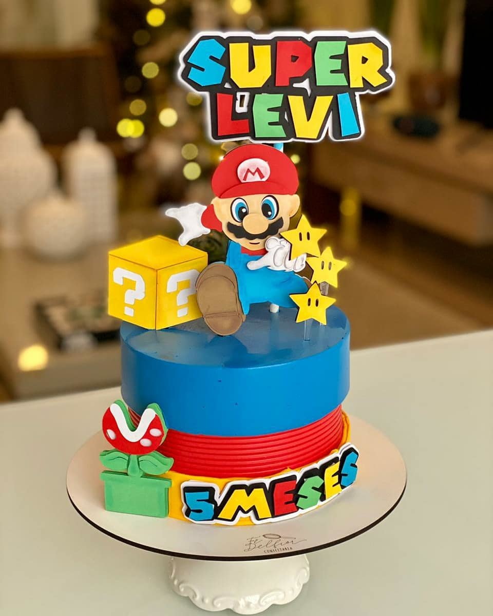 Arquivo De Corte Topo De Bolo Super Mario