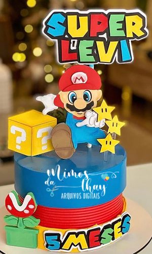 Arquivo de Corte: Topo de Bolo Super Mario Bros 007