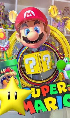 Arquivo de Corte Topo de Bolo Super Mario Luxo +brinde