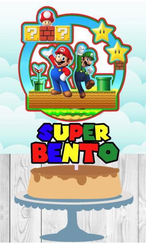 Arquivo de Corte - Topo de Bolo Super Mario-STUDIO