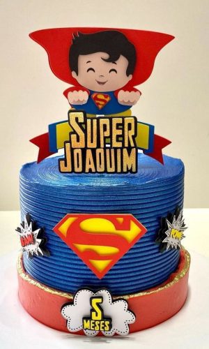 Arquivo De Corte Topo De Bolo Superman 2