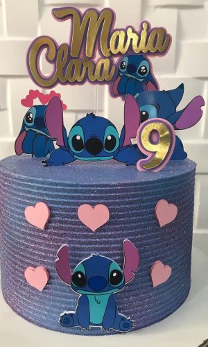 Arquivo de Corte Topo de Bolo Vários Stitch
