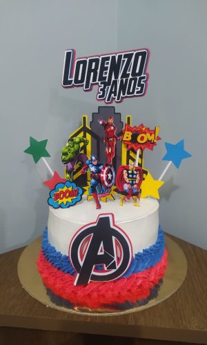 2 Arquivos - Studio - Topo de Bolo Vingadores 8