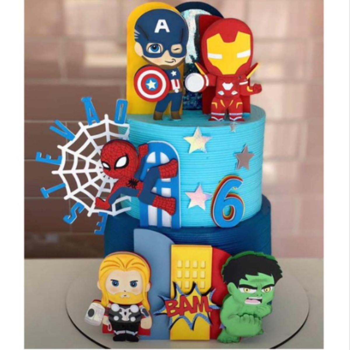 Arquivo de Corte Topo de Bolo Vingadores -019 - Imagem 2