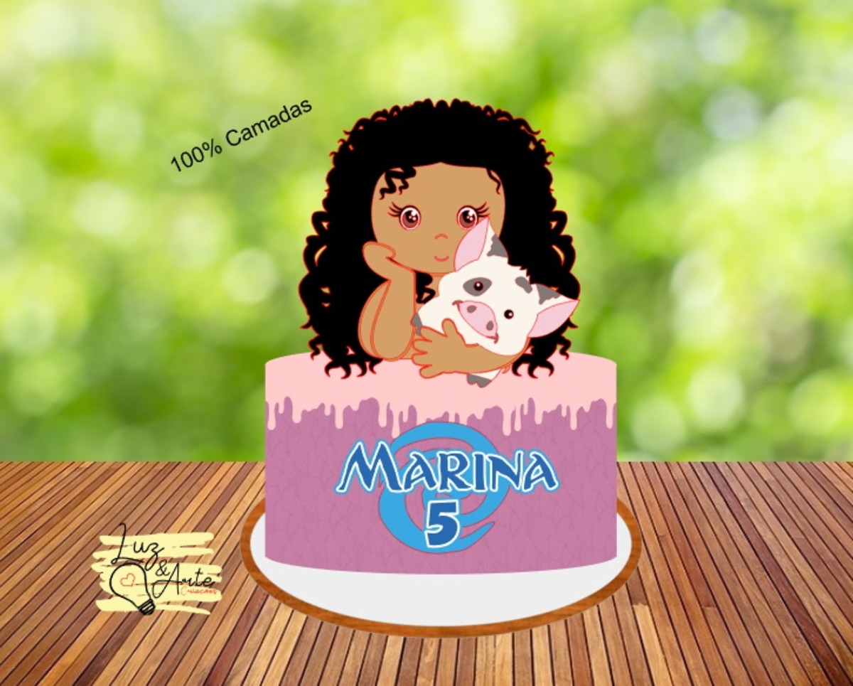Arquivo de Corte Topo Moana 02 Camadas - Studio e PDF