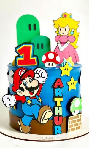 Arquivo de Corte: Topo Princesa Peach e Mario Bros 014