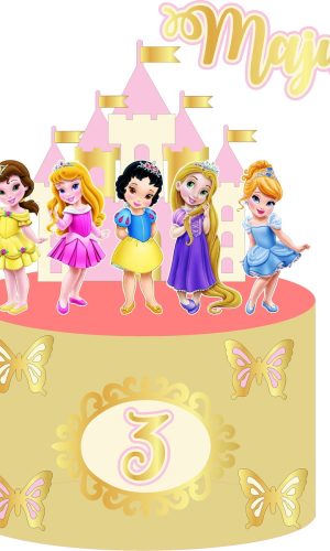 Arquivo de Corte - Topo Princesas