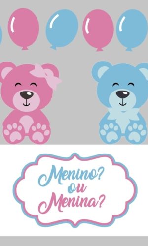 Kit Arquivos de Corte Ursinho e Princesa Ursinha Balão