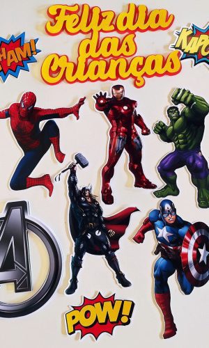 Arquivo de corte topo Vingadores+brinde