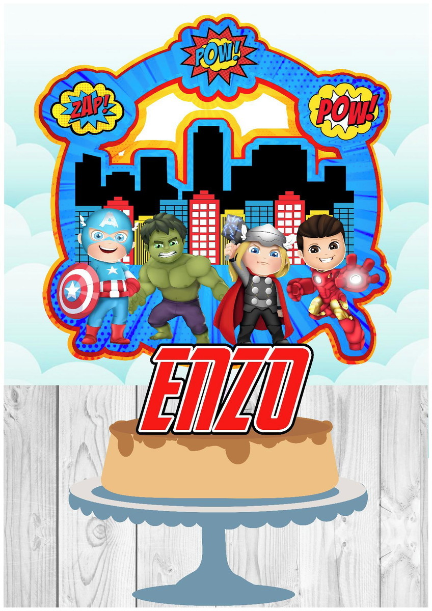 Arquivo de Corte - Topo Vingadores-STUDIO