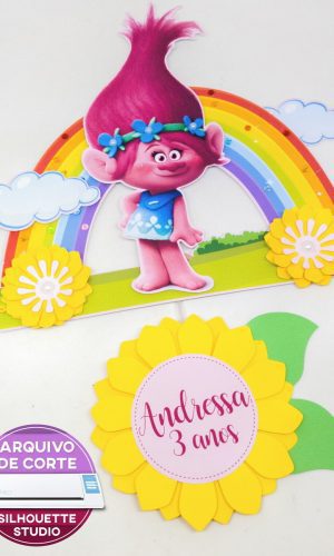 Arquivo de Corte - Trolls Princesa Poppy