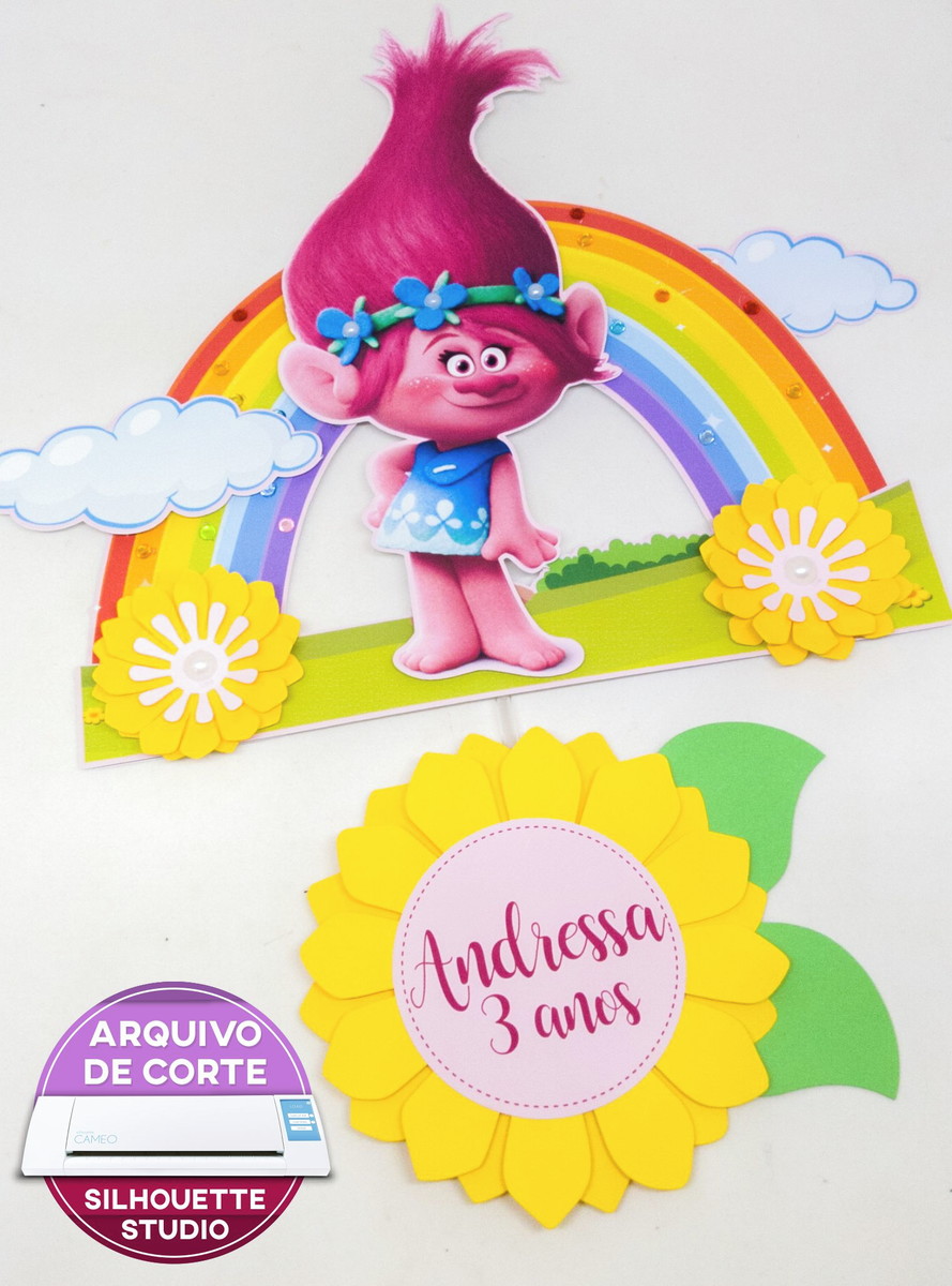 Arquivo de Corte - Trolls Princesa Poppy