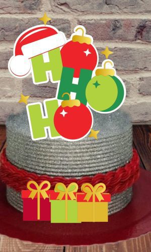 Arquivo de corte Topo de bolo NATAL camadas