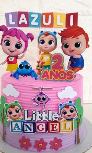 Arquivo de corte topo de bolo little angel
