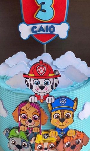 Arquivo de topo de bolo patrulha canina
