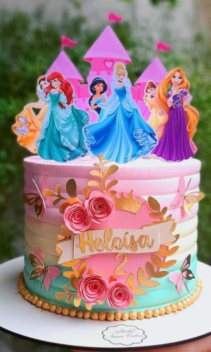 Arquivo de topo de bolo princesas disney