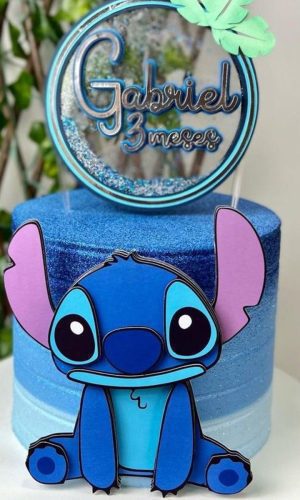 Arquivo de topo de bolo stitch lilo