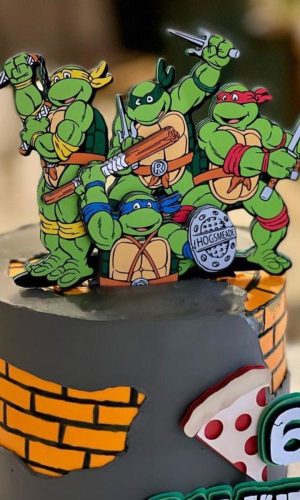 Arquivo de topo de bolo tartarugas ninjas