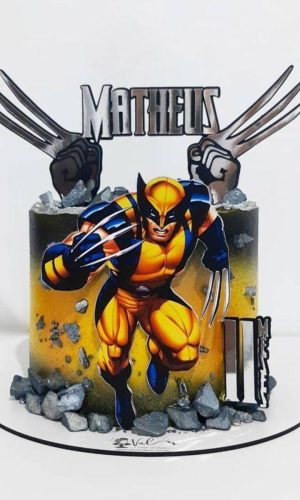 Arquivo de topo de bolo Wolverine