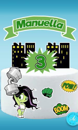Arquivo Digital Hulk Menina #1 Pdf/jpg/png
