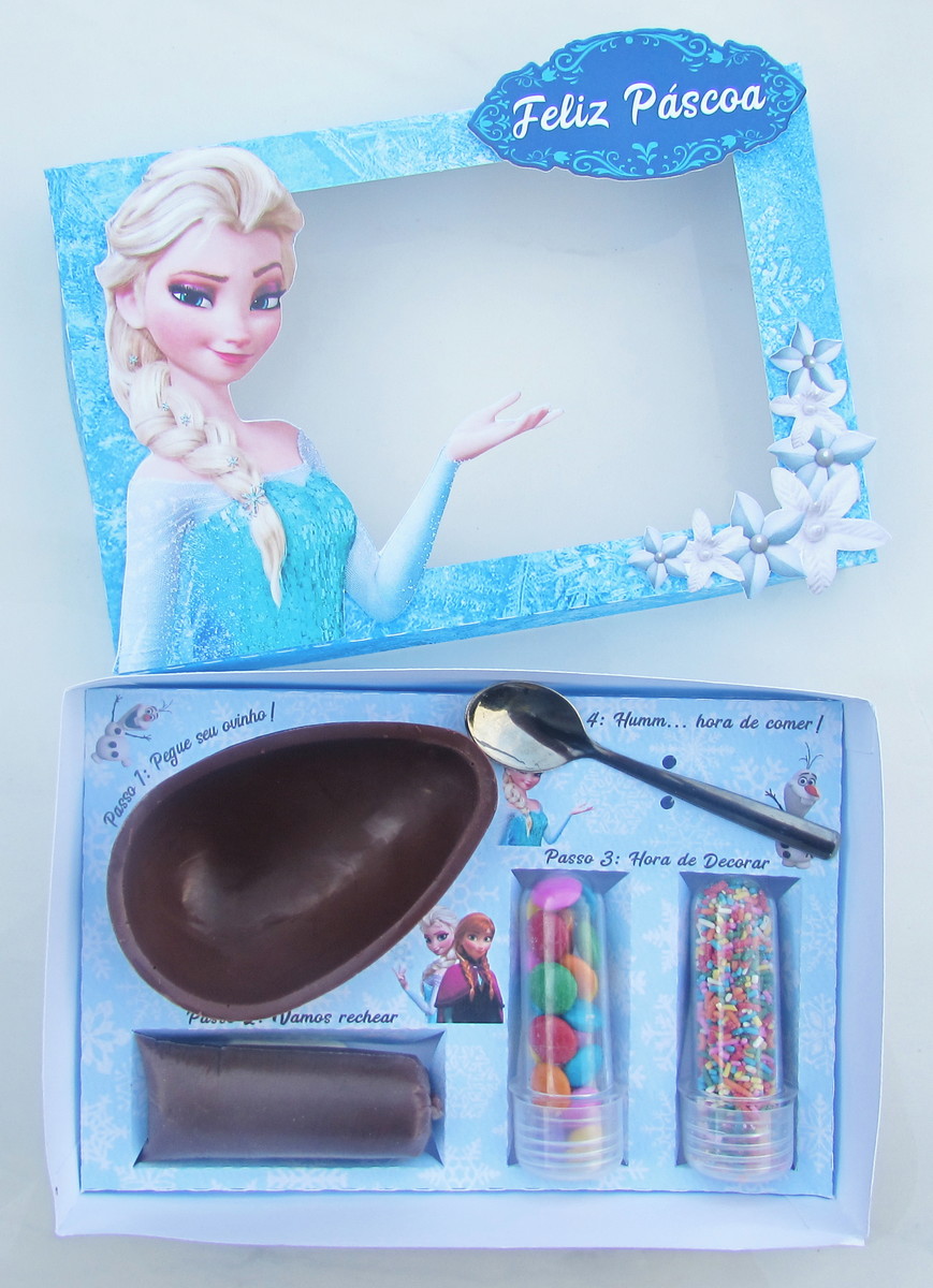 Arquivo Digital Mini Confeiteiro Páscoa Frozen - Imagem 2