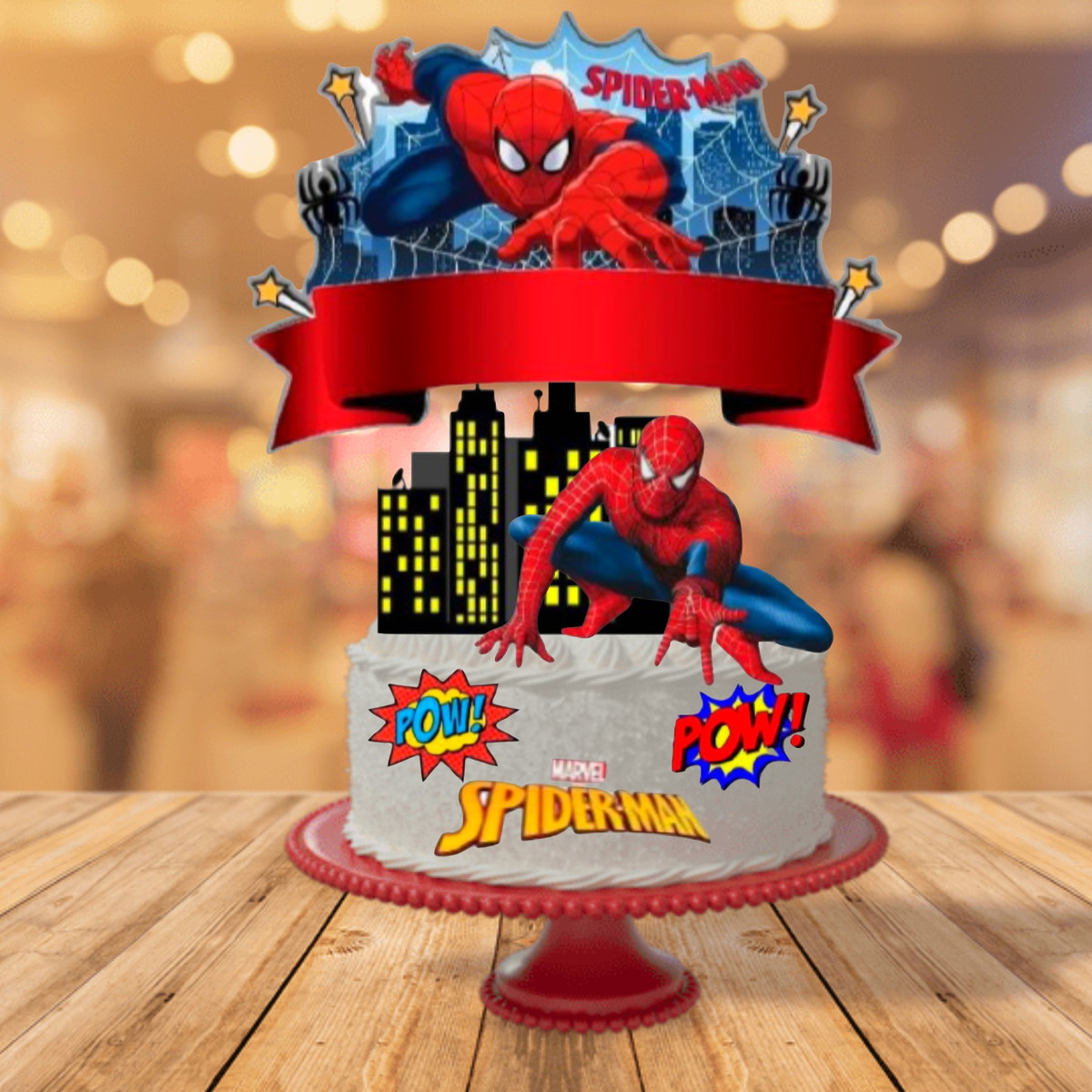 Arquivo Digital Silhouette Topo de Bolo Homem Aranha