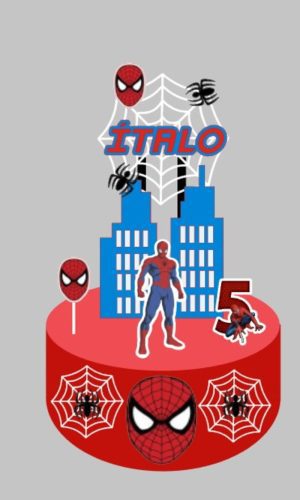 Arquivo Digital - Topo Bolo Homem aranha