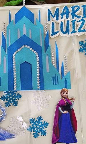 Arquivo Digital Topo de Bolo Frozen 1