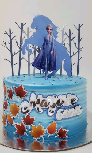 ARQUIVO DIGITAL - Topo de bolo frozen 2