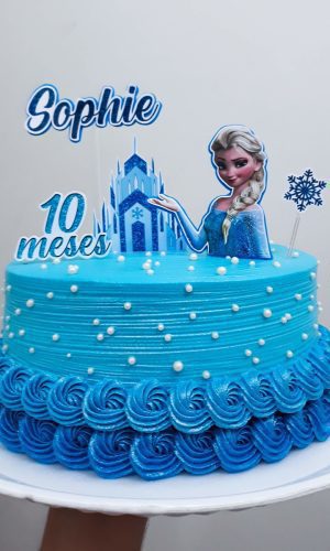 Arquivo Digital Topo de bolo Frozen #3 PDF/JPG