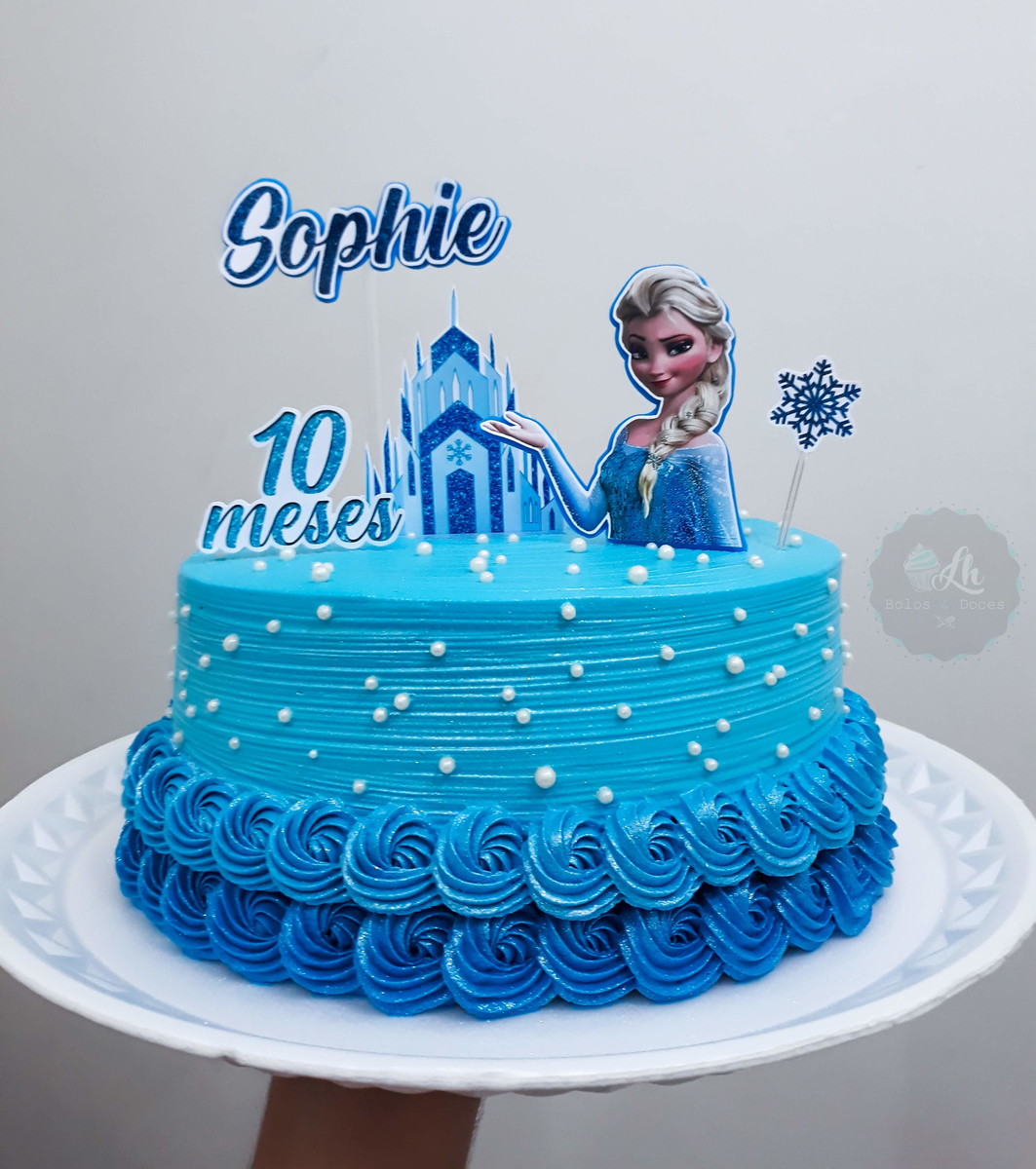 Arquivo Digital Topo de bolo Frozen #3 PDF/JPG