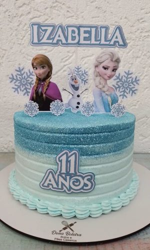 Arquivo Digital Topo De Bolo Frozen