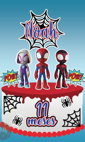 Arquivo Digital Topo de Bolo Homem Aranha #6 Pdf/jpg