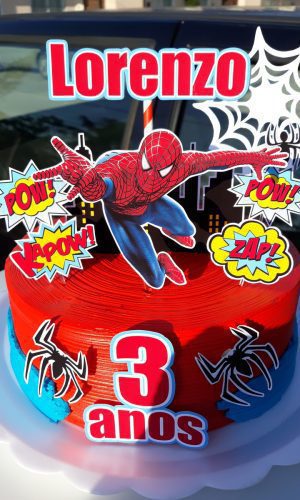 Arquivo digital Topo de bolo Homem Aranha #8 PDF/JPG