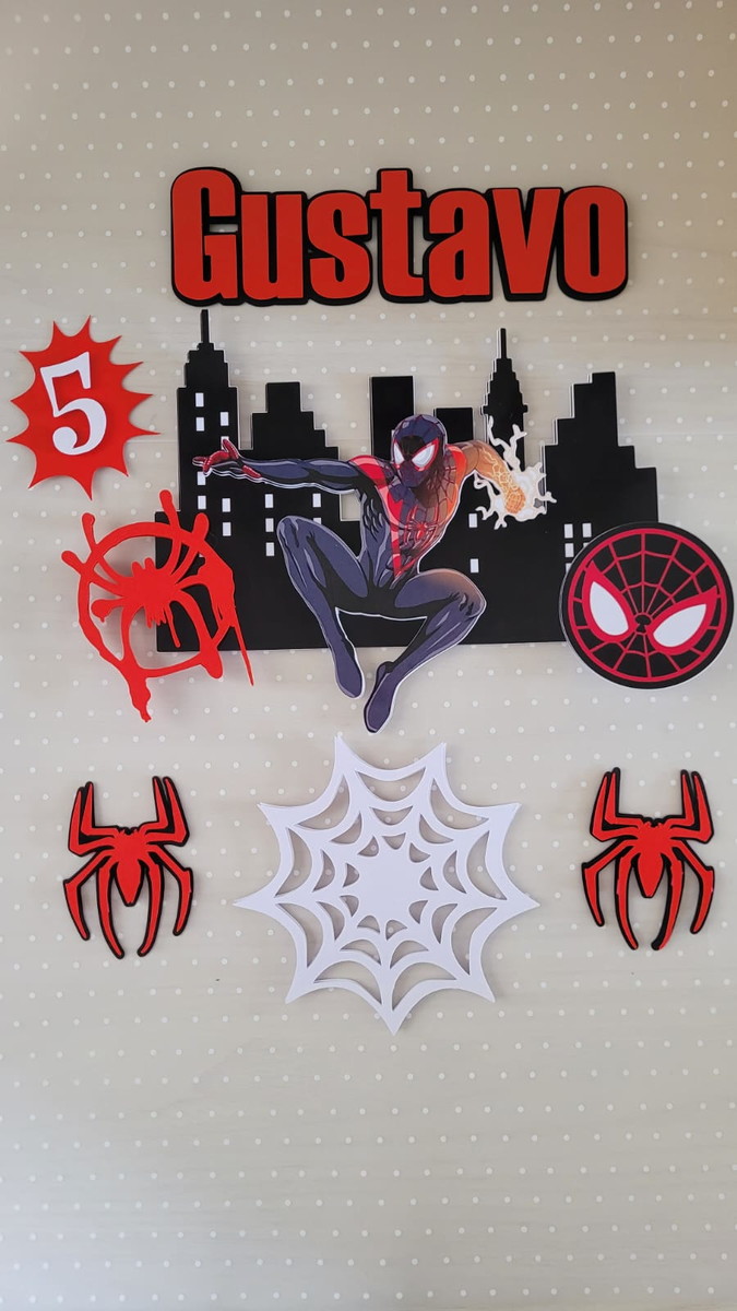 Arquivo Digital Topo de Bolo Homem Aranha - Imagem 2