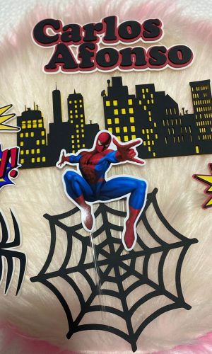 Arquivo Digital Topo de Bolo Homem Aranha