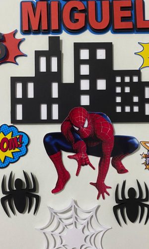 Arquivo Digital Topo de Bolo Homem Aranha