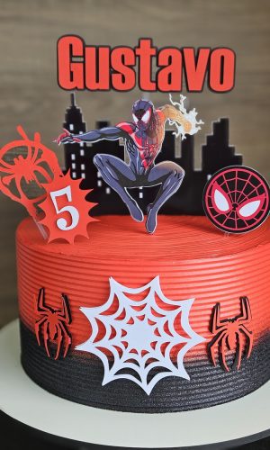 Arquivo Digital Topo de Bolo Homem Aranha