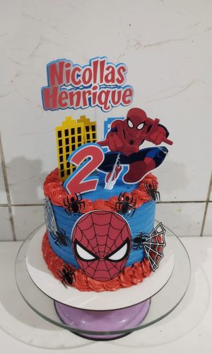 arquivo digital topo de bolo homem aranha